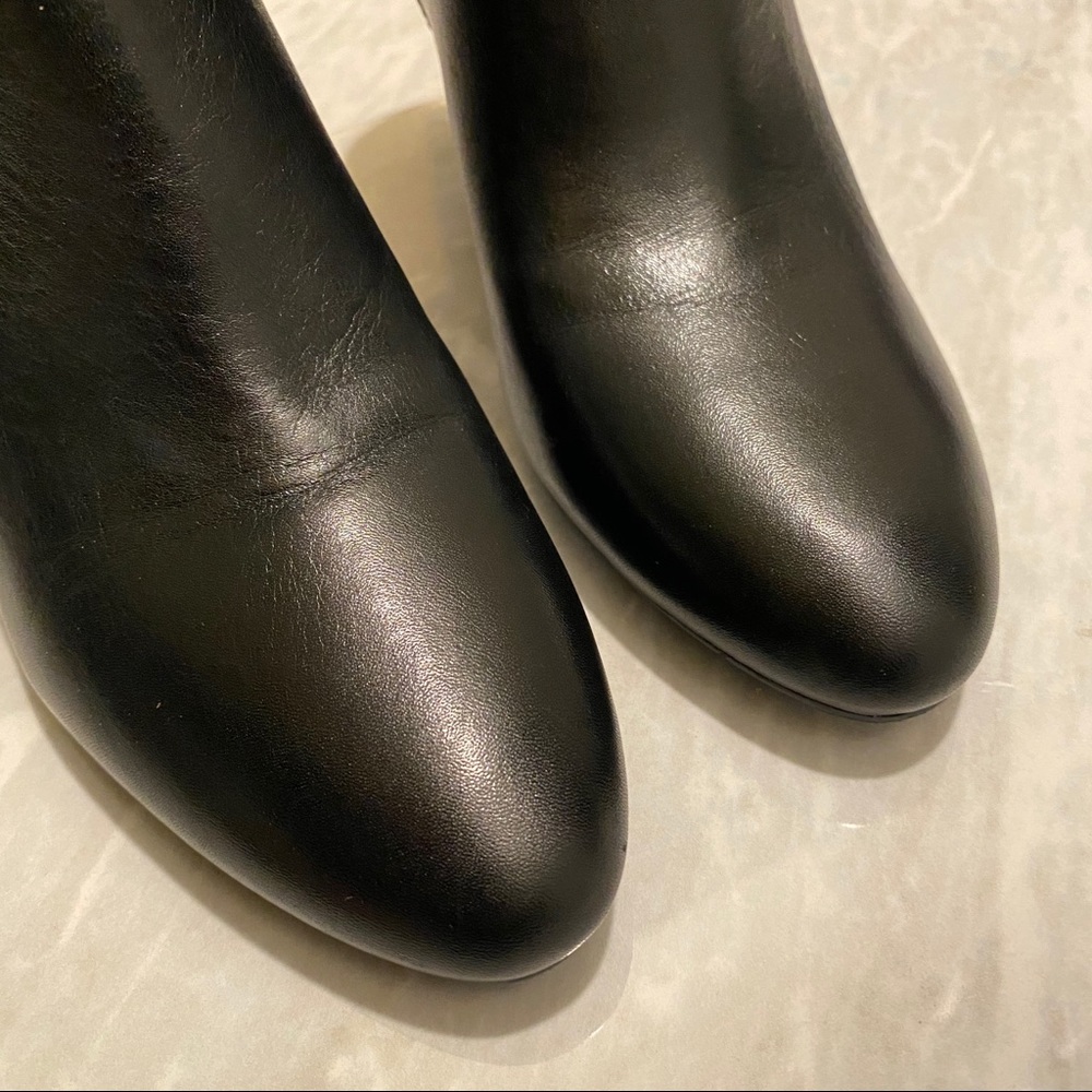 Via Spiga black leather ankle booties - Picture 6 of 11